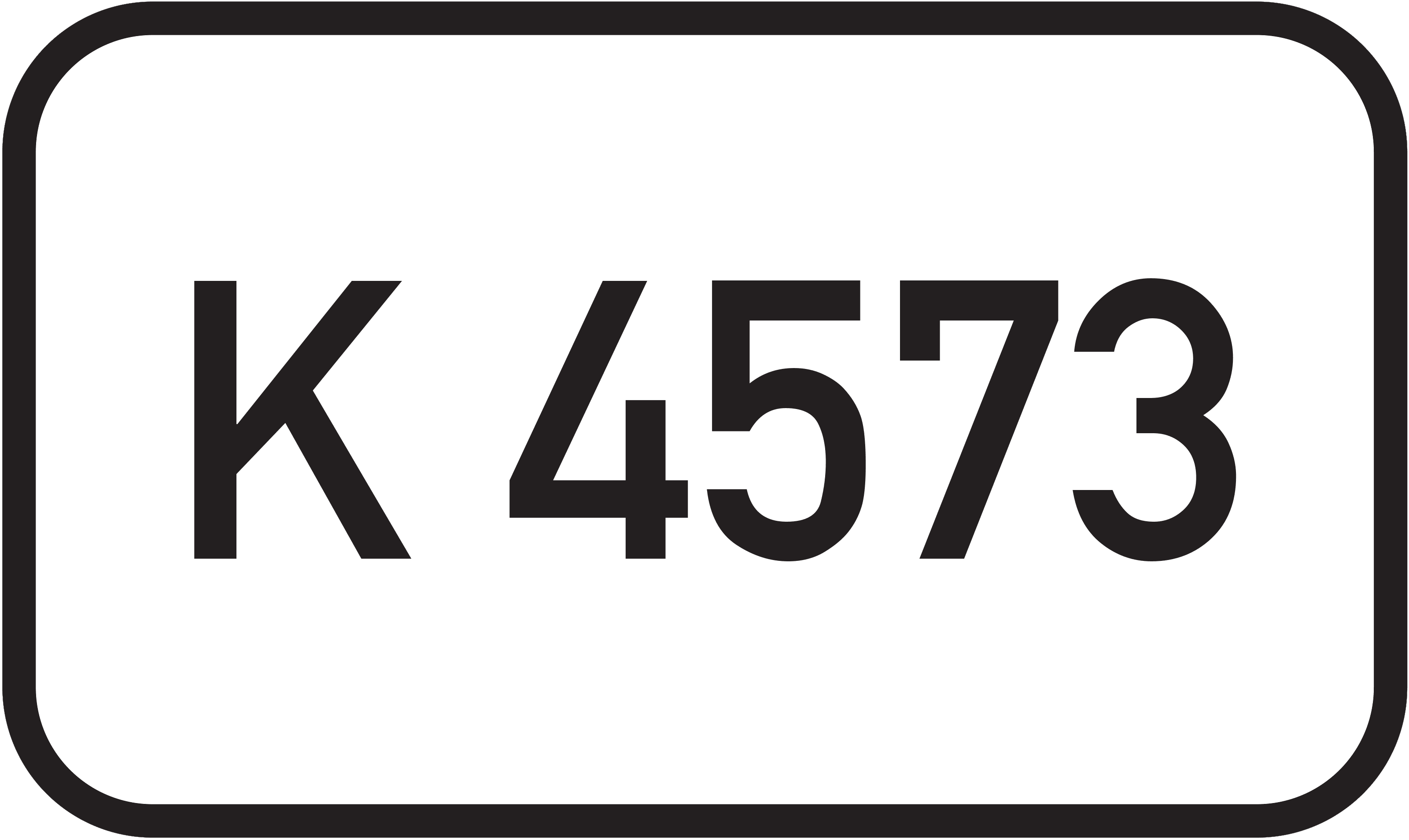 Straßenschild Kreisstraße K 4573