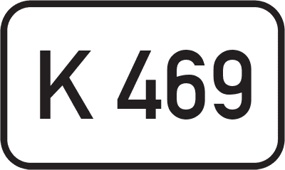 Straßenschild Kreisstraße K 469