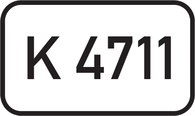 Straßenschild Kreisstraße K 4711