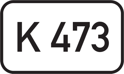 Straßenschild Kreisstraße K 473
