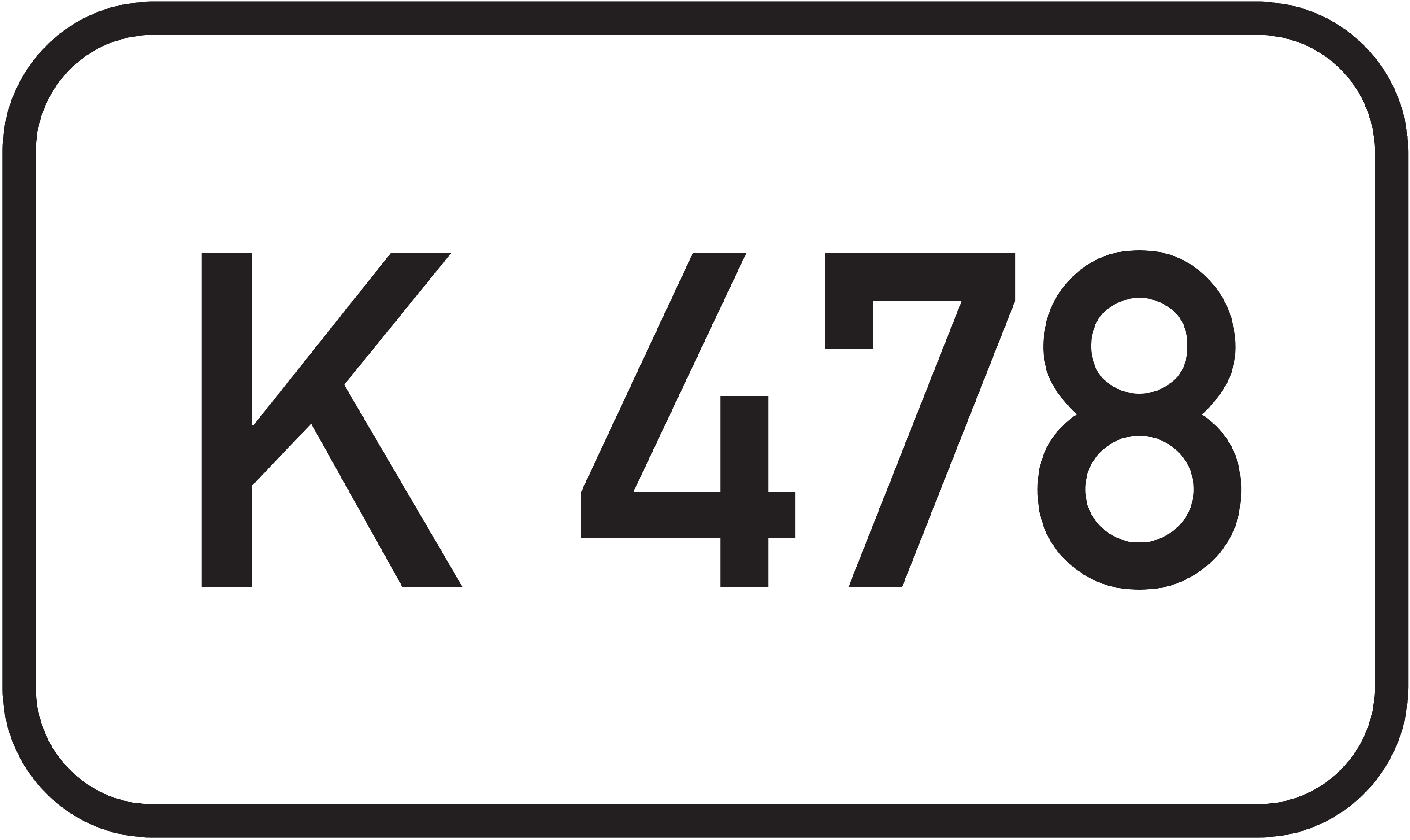 Straßenschild Kreisstraße K 478