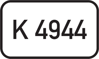 Straßenschild Kreisstraße K 4944