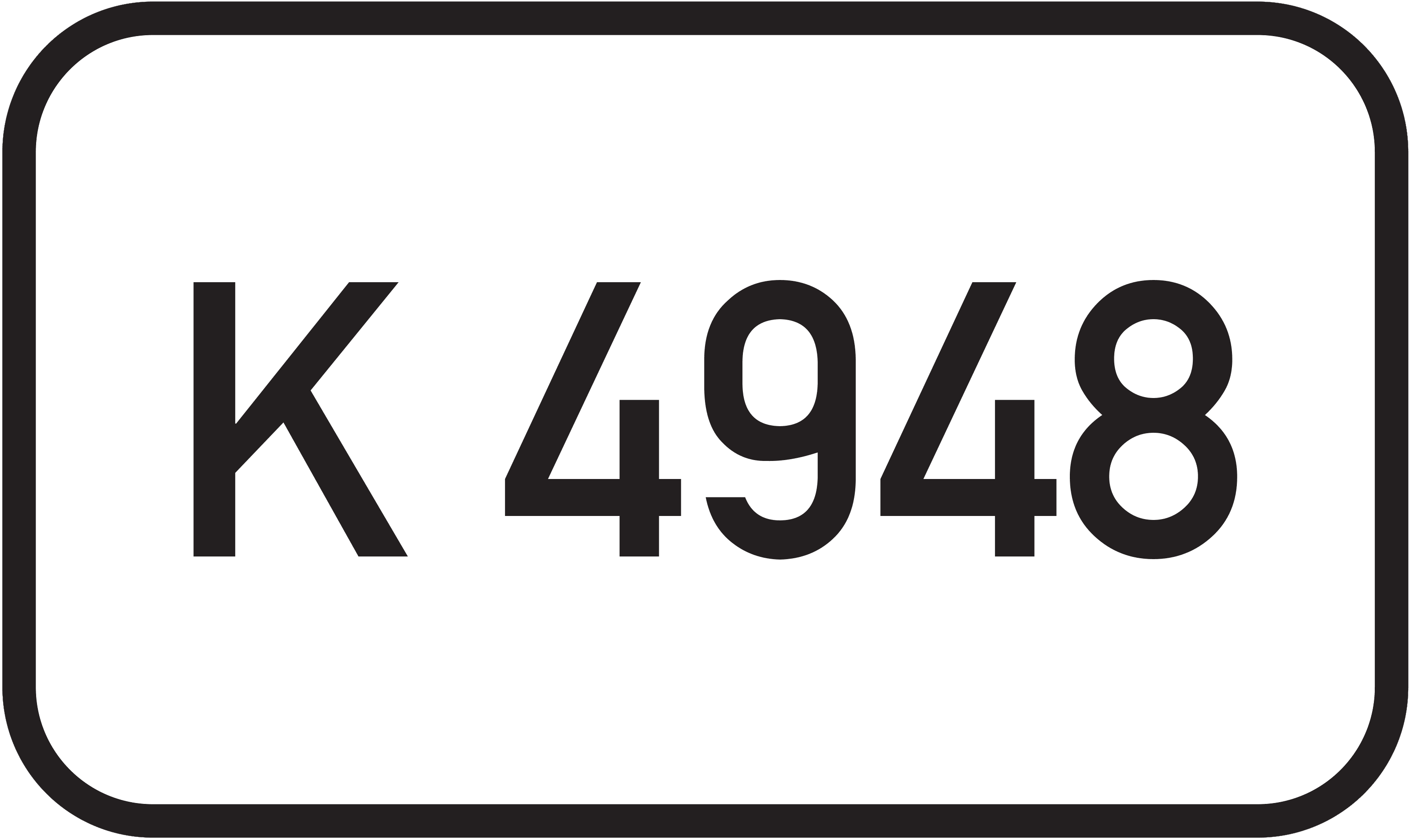 Straßenschild Kreisstraße K 4948