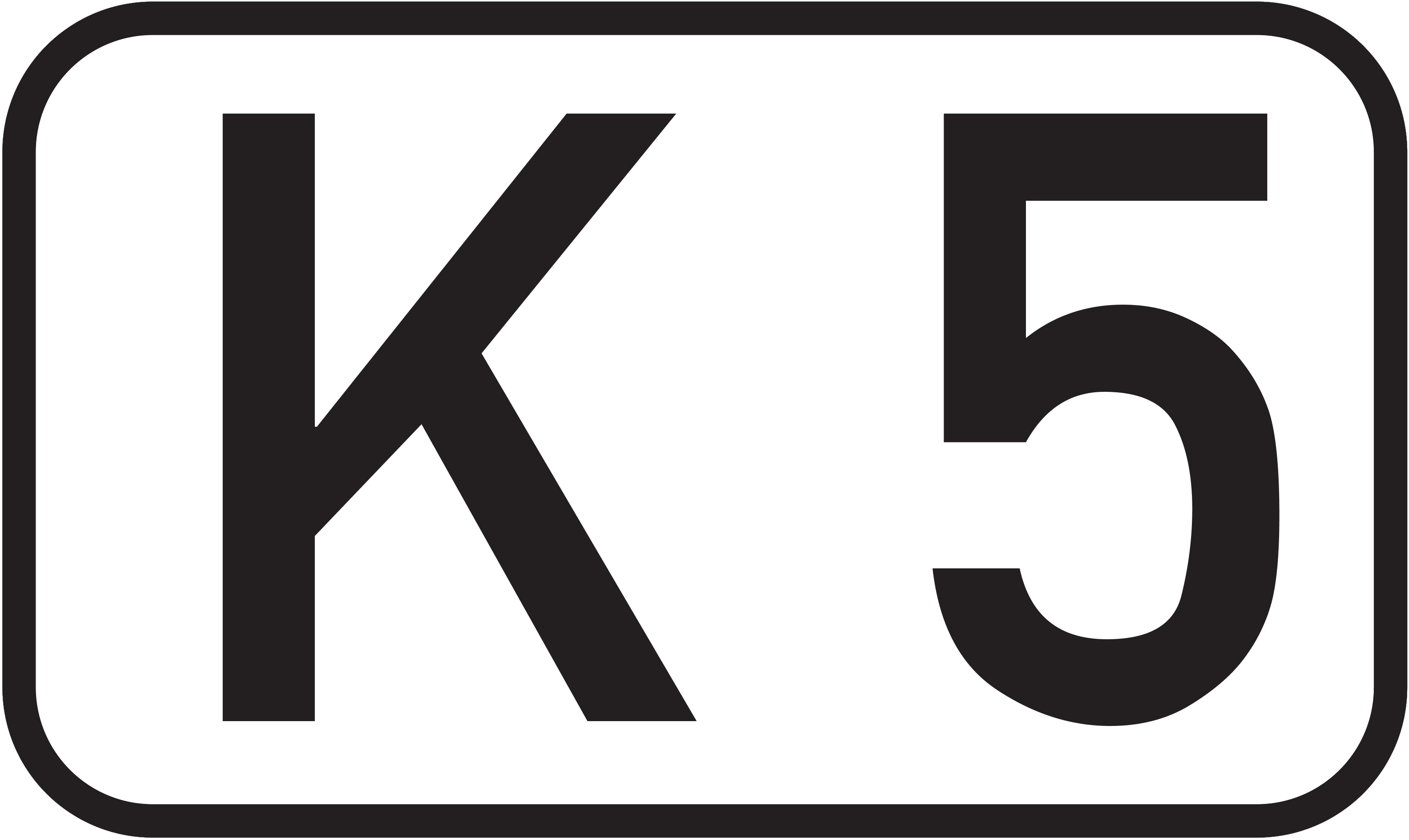 Straßenschild Kreisstraße K 5