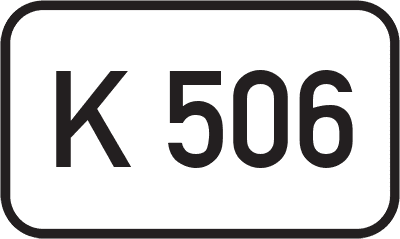 Straßenschild Kreisstraße K 506