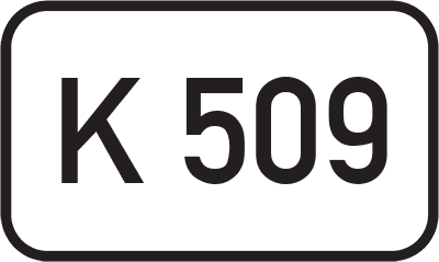 Straßenschild Kreisstraße K 509