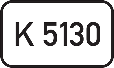 Straßenschild Kreisstraße K 5130