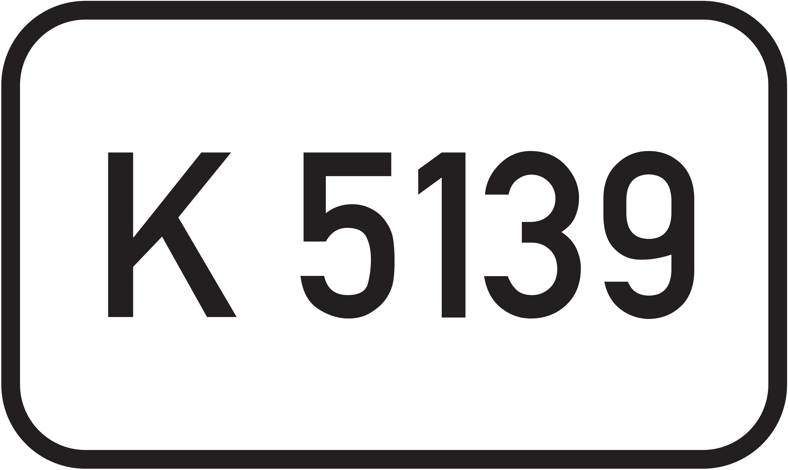 Straßenschild Kreisstraße K 5139