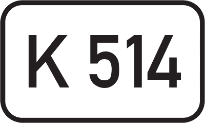 Straßenschild Kreisstraße K 514