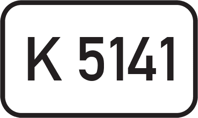 Straßenschild Kreisstraße K 5141