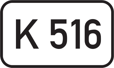 Straßenschild Kreisstraße K 516