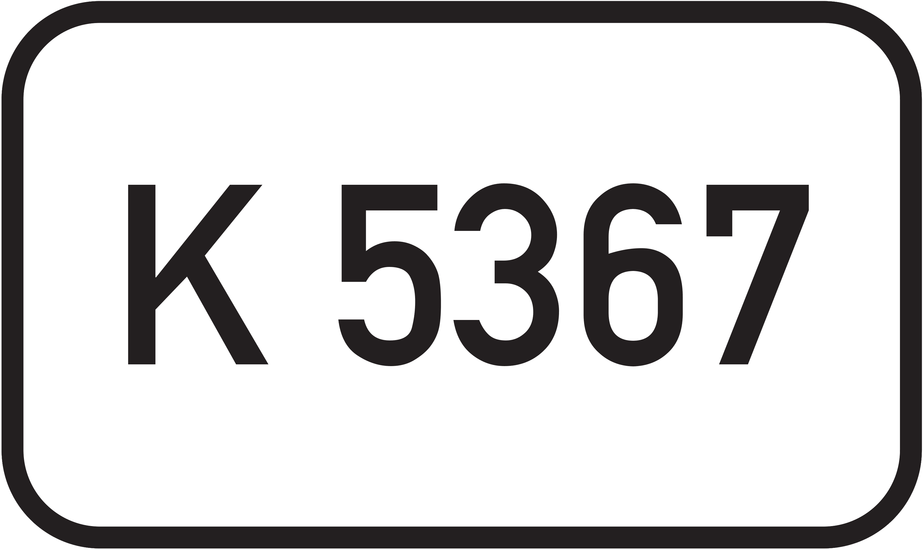 Straßenschild Kreisstraße K 5367