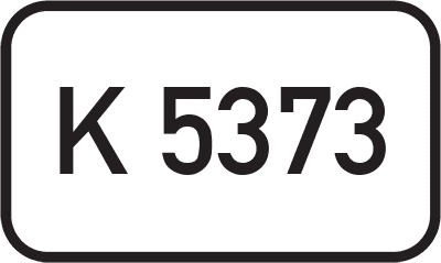 Straßenschild Kreisstraße K 5373