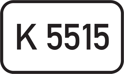 Straßenschild Kreisstraße K 5515