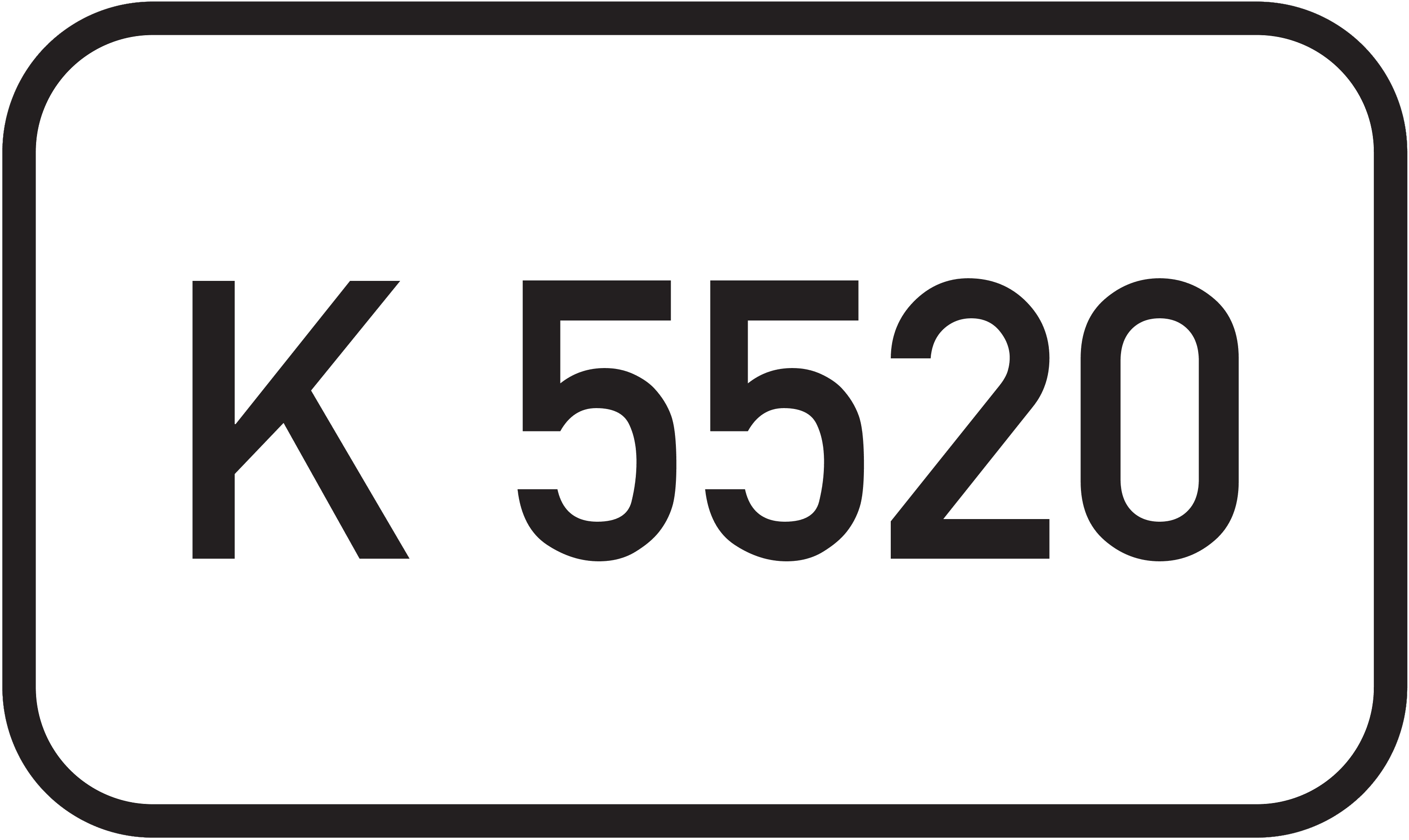 Straßenschild Kreisstraße K 5520