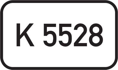 Straßenschild Kreisstraße K 5528