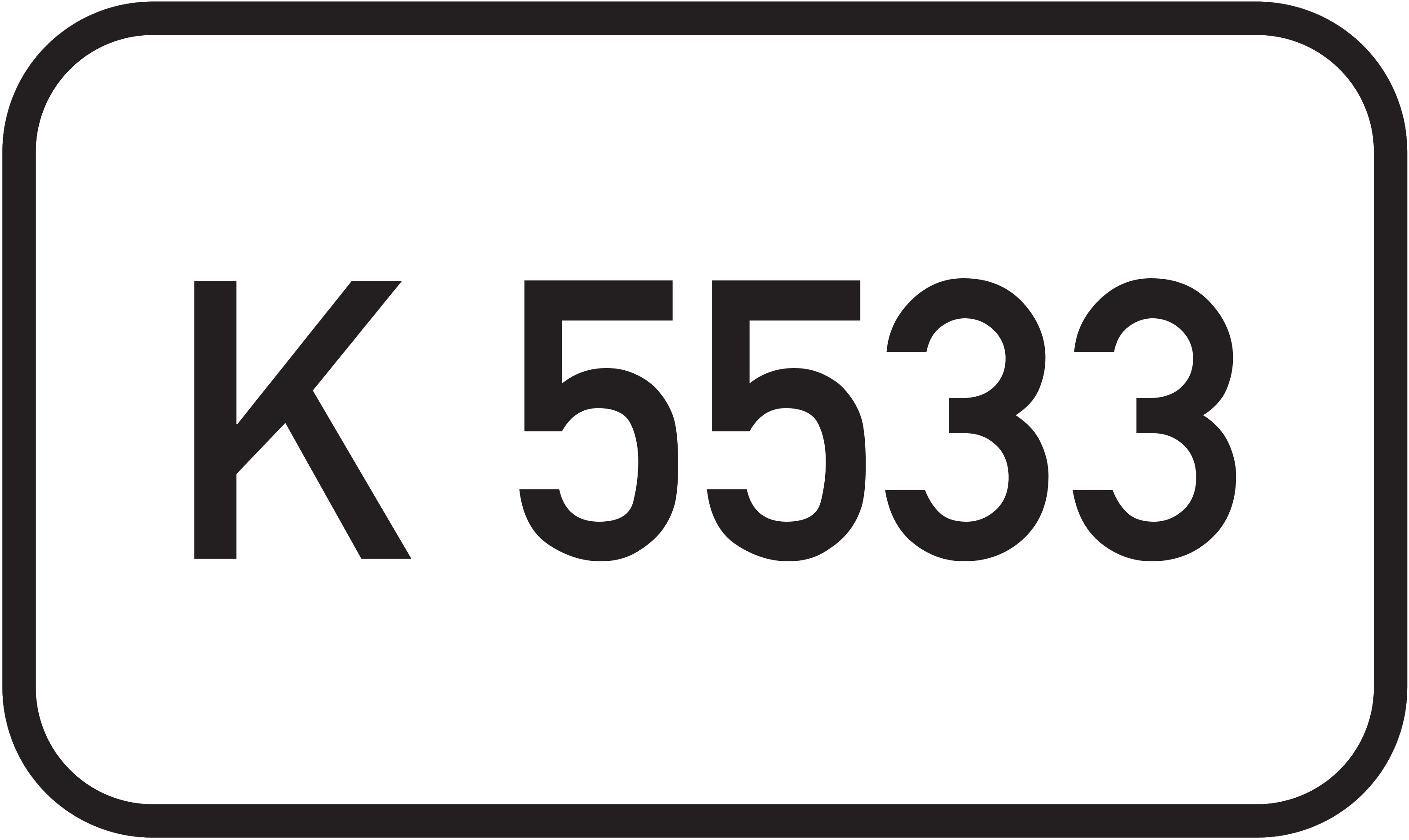 Straßenschild Kreisstraße K 5533