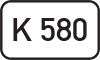 Bundesstraße K 580
