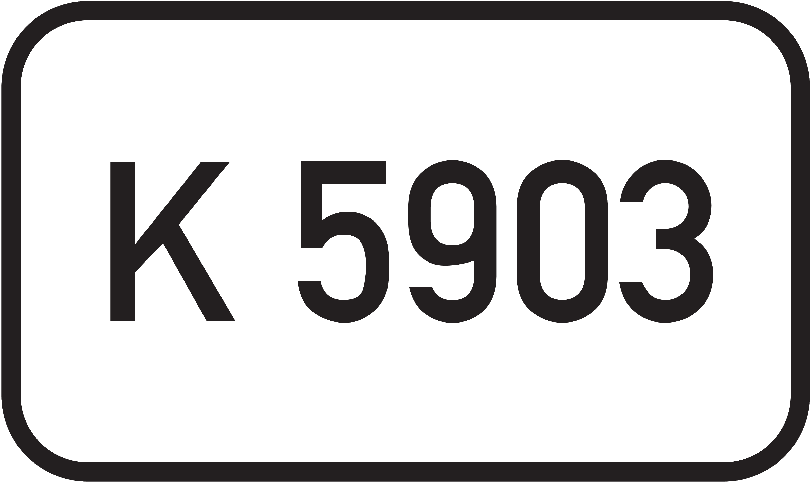 Straßenschild Kreisstraße K 5903