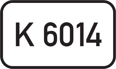 Straßenschild Kreisstraße K 6014