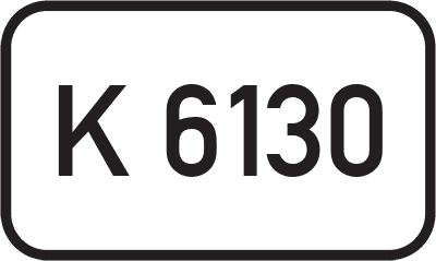 Straßenschild Kreisstraße K 6130