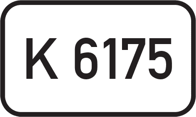 Straßenschild Kreisstraße K 6175