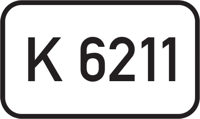 Straßenschild Kreisstraße K 6211