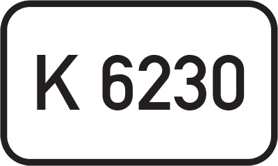 Straßenschild Kreisstraße K 6230