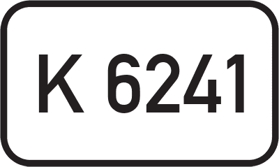 Straßenschild Kreisstraße K 6241