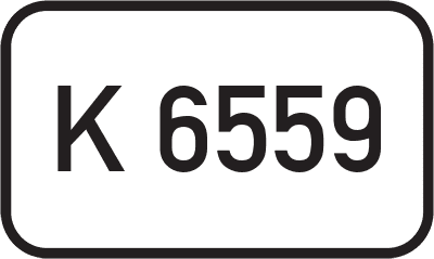 Straßenschild Kreisstraße K 6559