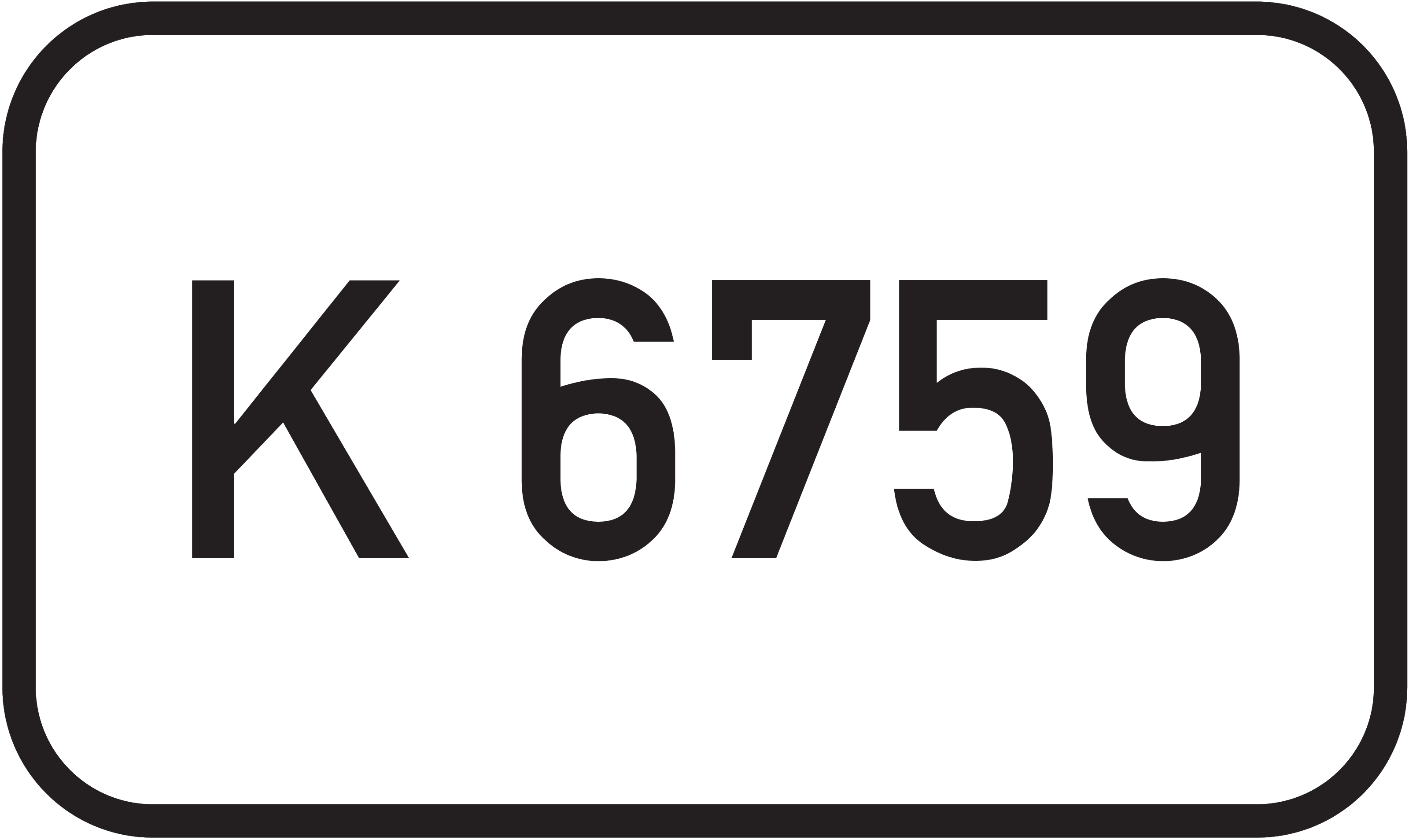 Straßenschild Kreisstraße K 6759
