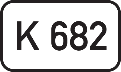 Straßenschild Kreisstraße K 682