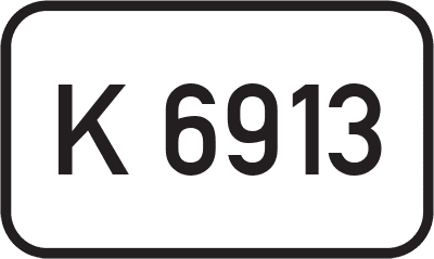Straßenschild Kreisstraße K 6913
