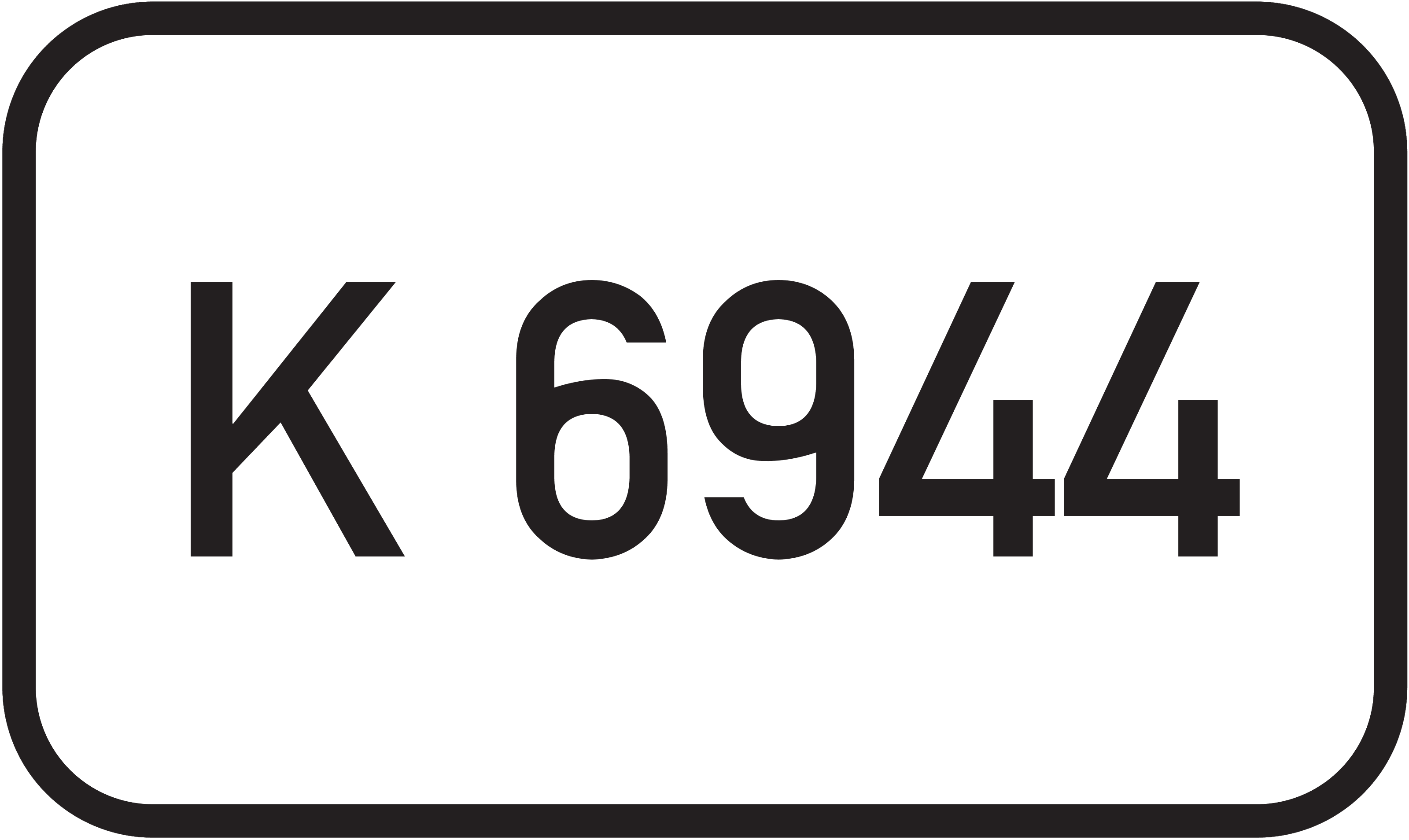 Straßenschild Kreisstraße K 6944