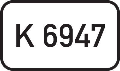 Straßenschild Kreisstraße K 6947