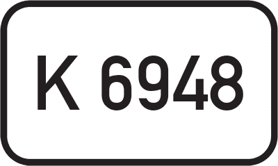 Straßenschild Kreisstraße K 6948