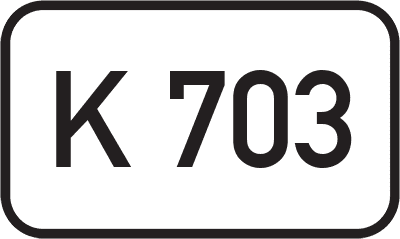 Straßenschild Kreisstraße K 703