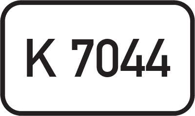 Straßenschild Kreisstraße K 7044