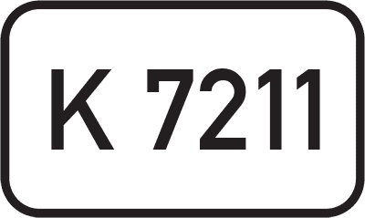 Straßenschild Kreisstraße K 7211
