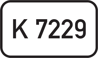 Straßenschild Kreisstraße K 7229