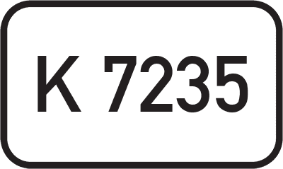 Straßenschild Kreisstraße K 7235