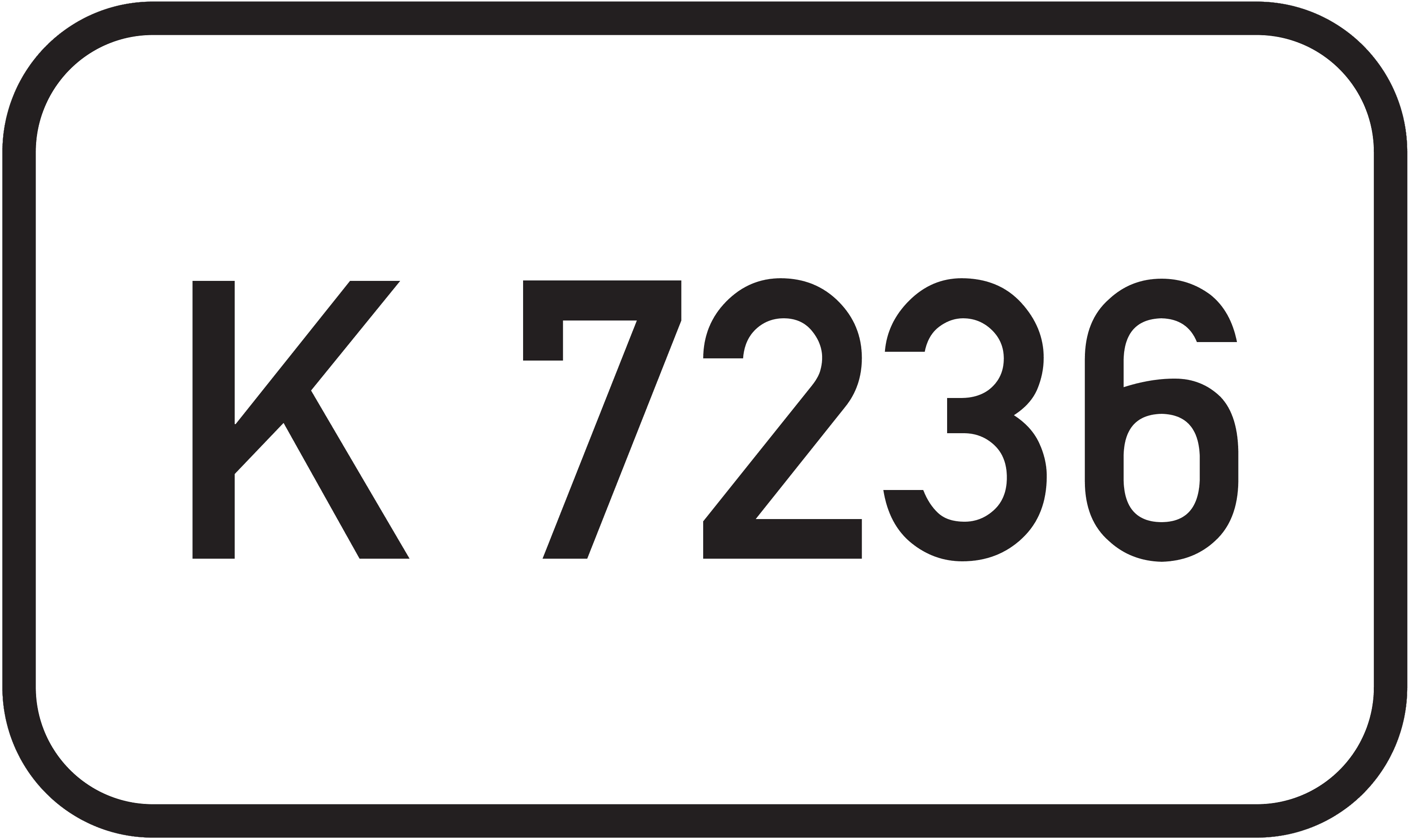 Straßenschild Kreisstraße K 7236