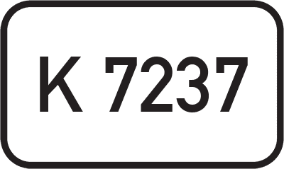 Straßenschild Kreisstraße K 7237