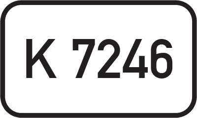 Straßenschild Kreisstraße K 7246