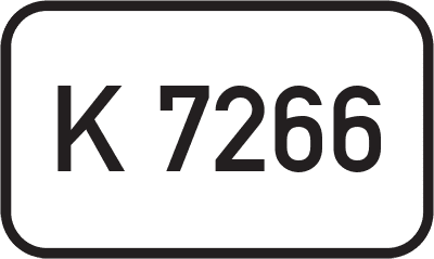 Straßenschild Kreisstraße K 7266