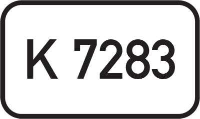 Straßenschild Kreisstraße K 7283