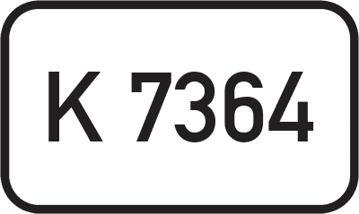 Straßenschild Kreisstraße K 7364
