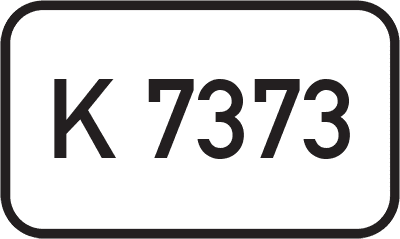 Straßenschild Kreisstraße K 7373