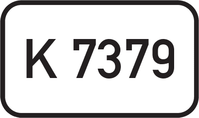 Straßenschild Kreisstraße K 7379