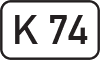 Kreisstraße: K 74